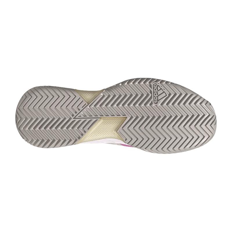 Кроссовки женские Adidas Adizero Ubersonic 4 W (Белый/Фиолетовый/Красный)
