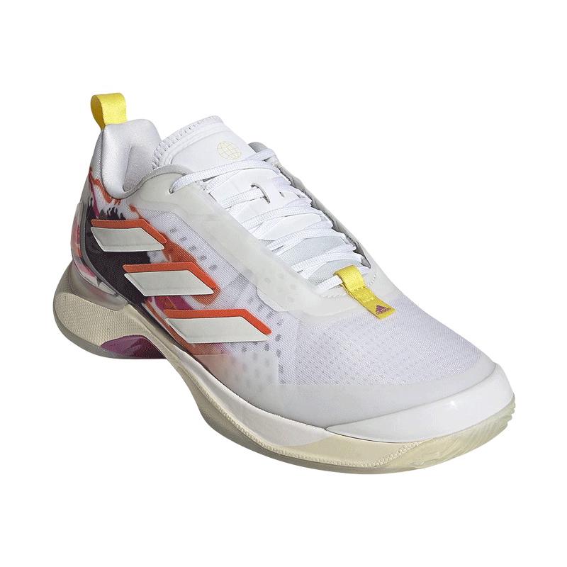 Кроссовки женские Adidas Avacourt (Белый/Оранжевый/Розовый)