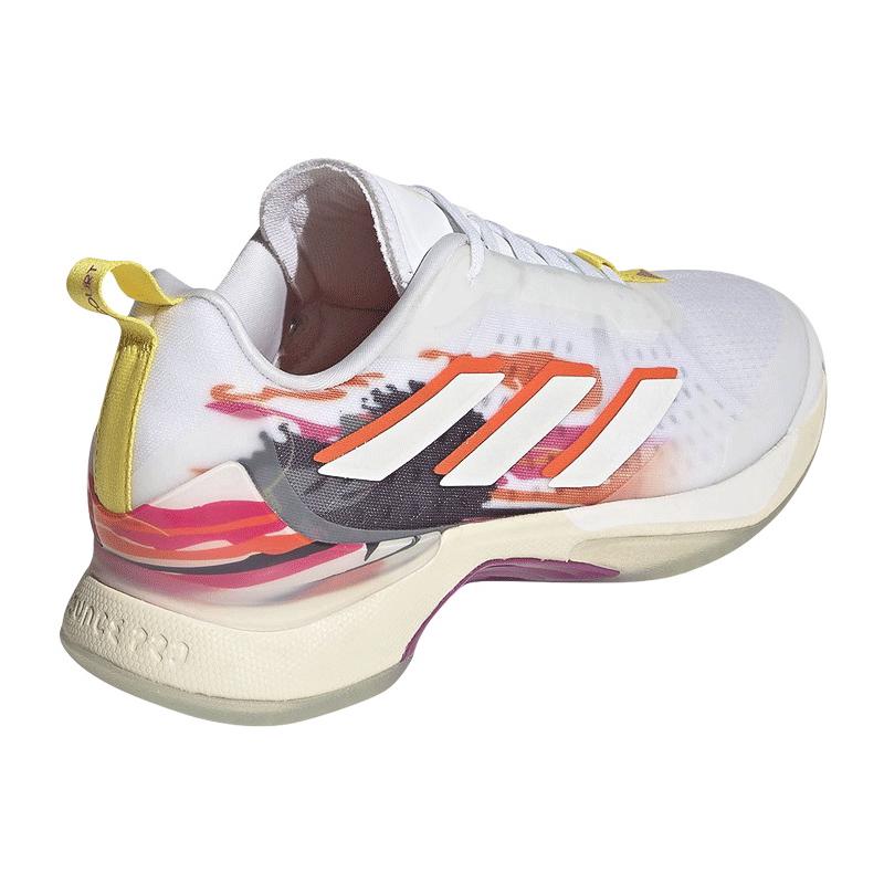 Кроссовки женские Adidas Avacourt (Белый/Оранжевый/Розовый)