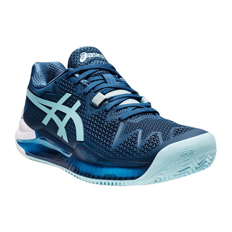 Кроссовки женские Asics Gel-Resolution 8 (Light Indigo/Clear Blue)