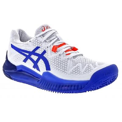 Кроссовки женские Asics Gel-Resolution 8 (White/Lapis Lazuli Blue)