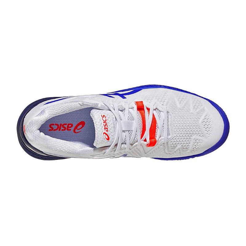 Кроссовки женские Asics Gel-Resolution 8 (White/Lapis Lazuli Blue)