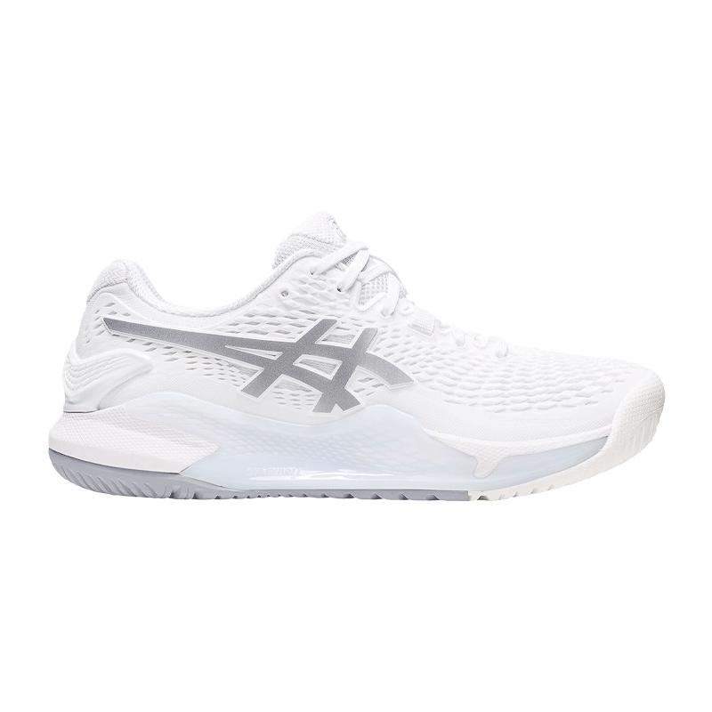 Кроссовки женские Asics Gel-Resolution 9 (White/Pure Silver)