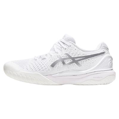 Кроссовки женские Asics Gel-Resolution 9 (White/Pure Silver)