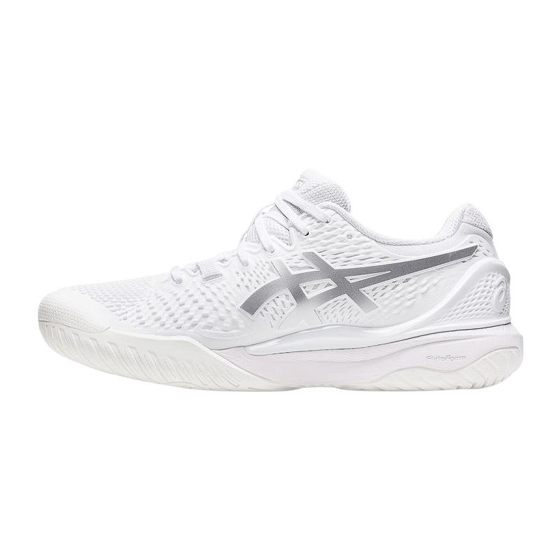 Кроссовки женские Asics Gel-Resolution 9 (White/Pure Silver)