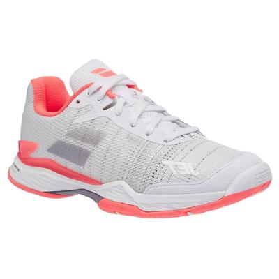 Кроссовки женские Babolat Jet Mach II All Court (Белый/Розовый/Серебро 1012)