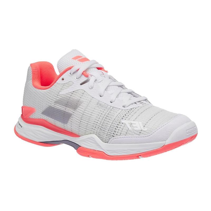 Кроссовки женские Babolat Jet Mach II All Court (Белый/Розовый/Серебро 1012)