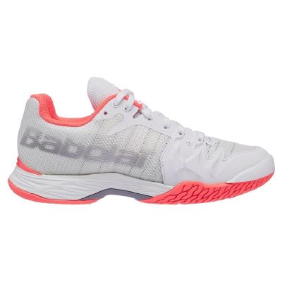 Кроссовки женские Babolat Jet Mach II All Court (Белый/Розовый/Серебро 1012)