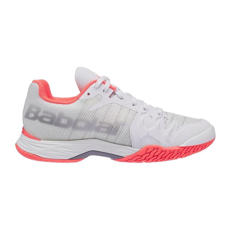 Кроссовки женские Babolat Jet Mach II All Court (Белый/Розовый/Серебро 1012)