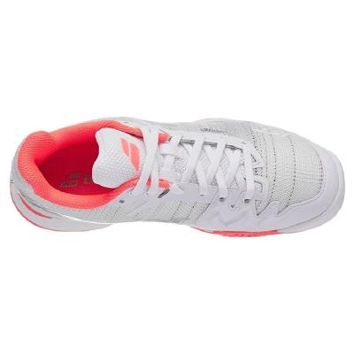 Кроссовки женские Babolat Jet Mach II All Court (Белый/Розовый/Серебро 1012)