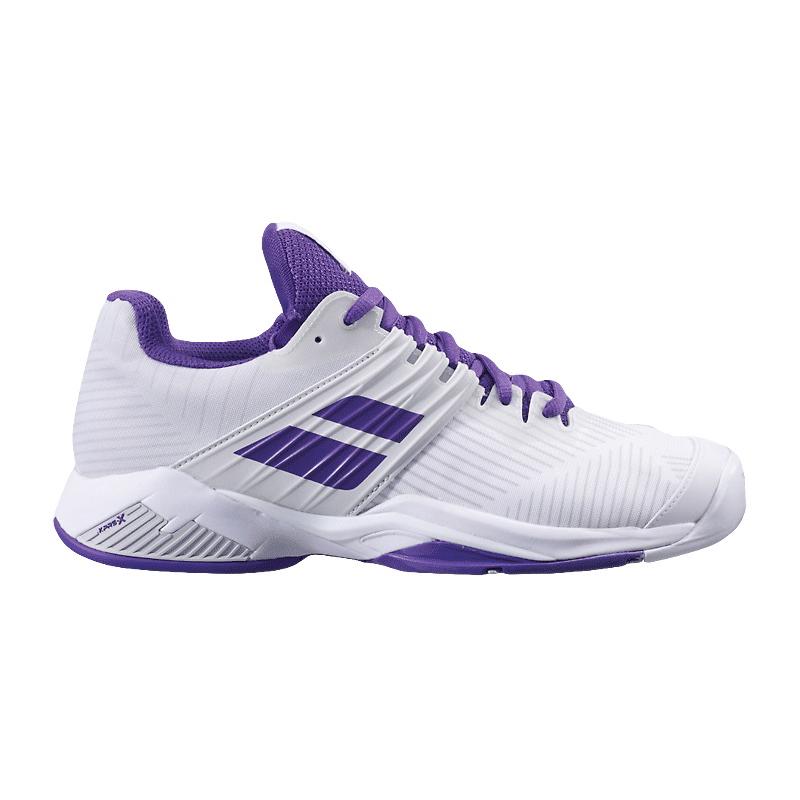 Кроссовки женские Babolat Propulse Fury All Court (Белый/Фиолетовый 1046)