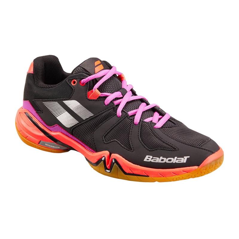 Кроссовки женские Babolat Shadow Spirit (Черный/Фиолетовый/Розовый 277)