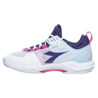 Кроссовки женские Diadora Speed Blushield Fly 4 + W AG (White/Blue Print/Pink Yarrow)
