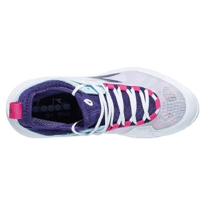 Кроссовки женские Diadora Speed Blushield Fly 4 + W AG (White/Blue Print/Pink Yarrow)