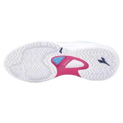 Кроссовки женские Diadora Speed Blushield Fly 4 + W AG (White/Blue Print/Pink Yarrow)
