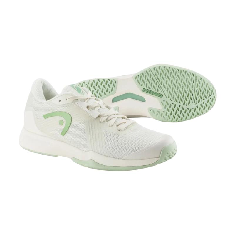Кроссовки женские Head Sprint Team 4.0 - Chalk White/Light green