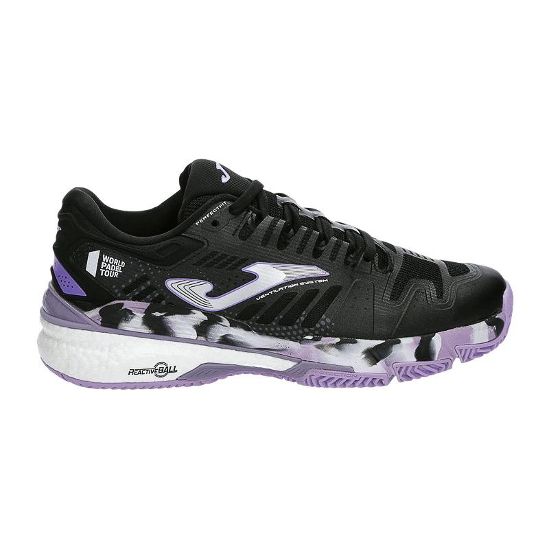 Кроссовки женские Joma Slam Lady (Черный/Фиолетовый)