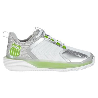 Кроссовки женские K-Swiss Ultrashot 3 (White/Gray Violet/Lime Green)