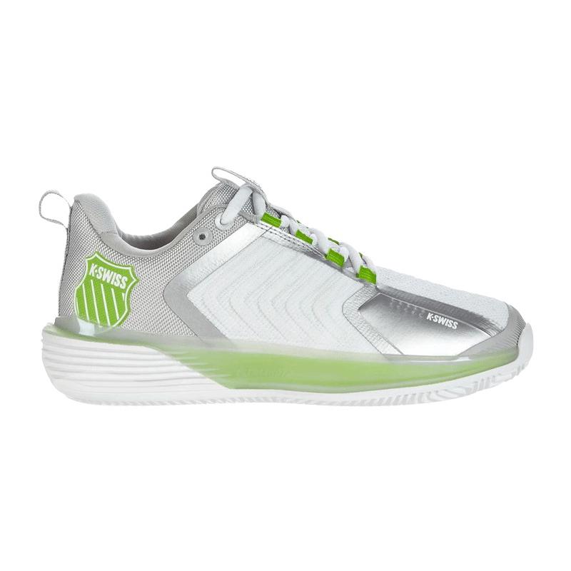 Кроссовки женские K-Swiss Ultrashot 3 (White/Gray Violet/Lime Green)