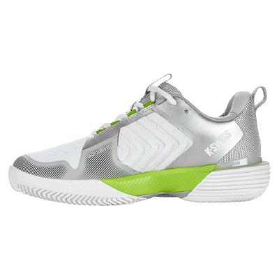 Кроссовки женские K-Swiss Ultrashot 3 (White/Gray Violet/Lime Green)