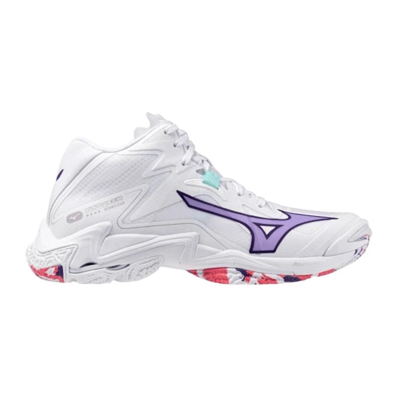 Кроссовки женские Mizuno Wave Lightning Z8 (White/VioletIndigo/CamelliaRos)