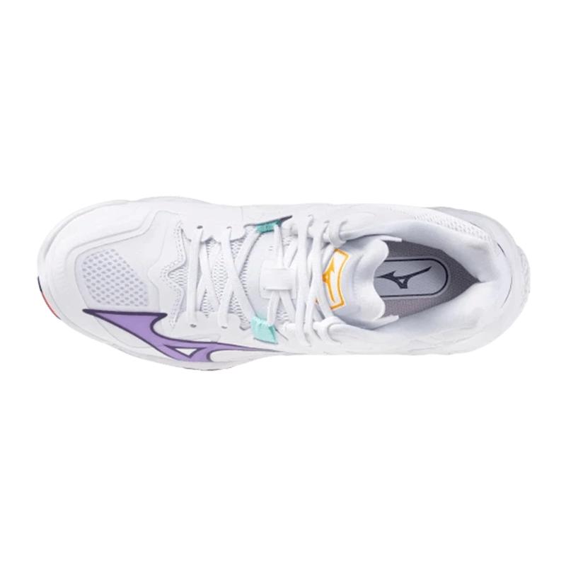 Кроссовки женские Mizuno Wave Lightning Z8 (White/VioletIndigo/CamelliaRos)