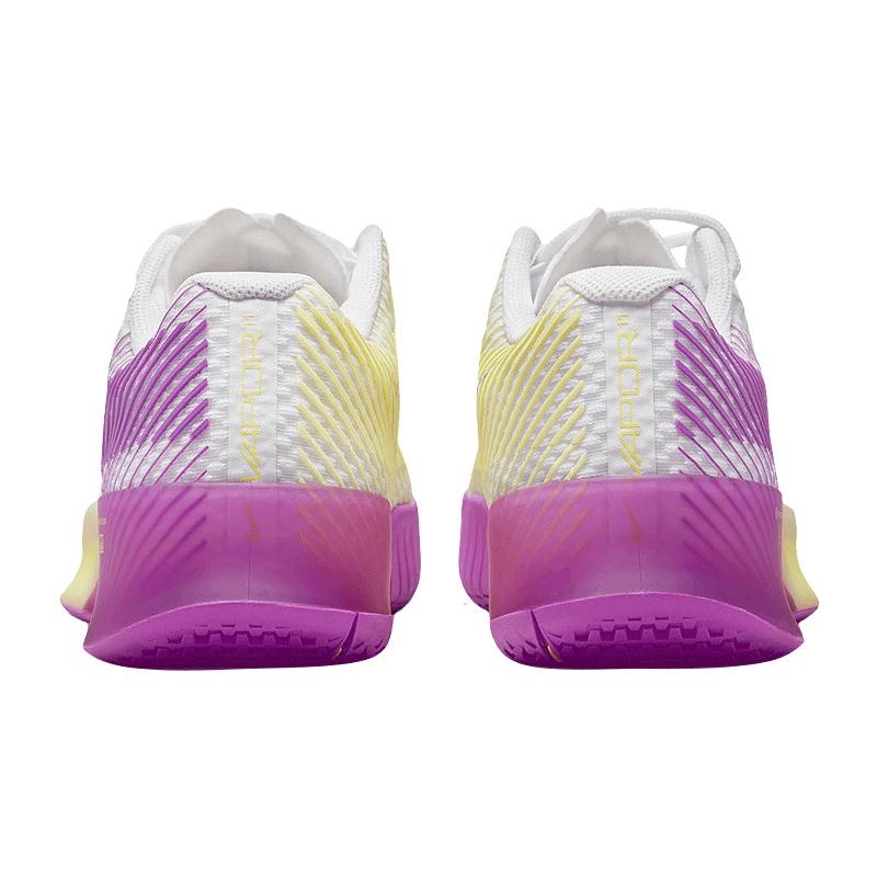 Кроссовки женские Nike Court Air Zoom Vapor 11 (Белый/Фиолетовый/Желтый)