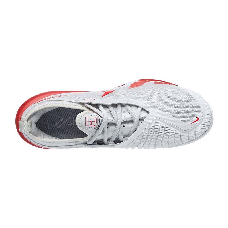 Кроссовки женские Nike Court React Vapor NXT (Белый/Красный)