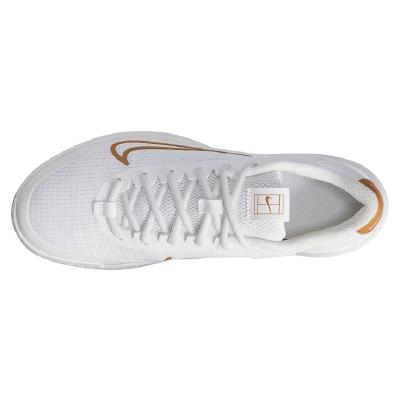 Кроссовки женские Nike Court Vapor Lite 2 (Белый/Коричневый)