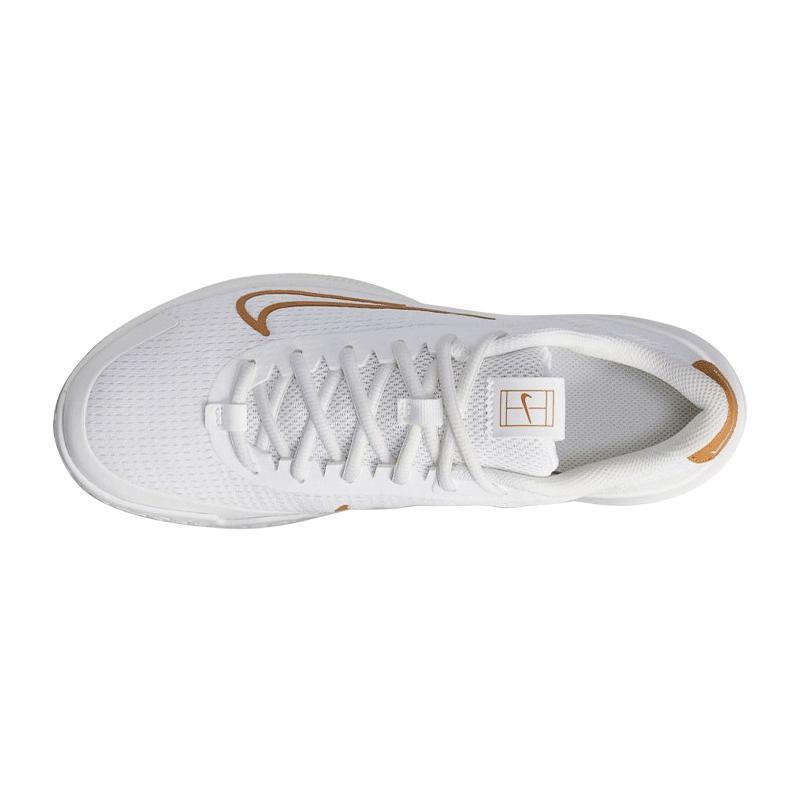 Кроссовки женские Nike Court Vapor Lite 2 (Белый/Коричневый)