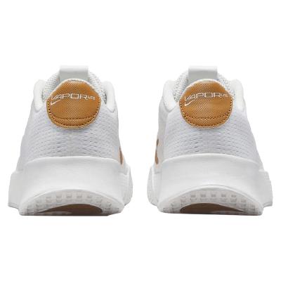Кроссовки женские Nike Court Vapor Lite 2 (Белый/Коричневый)