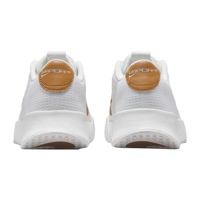 Кроссовки женские Nike Court Vapor Lite 2 (Белый/Коричневый)