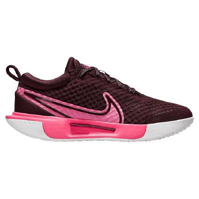 Кроссовки женские Nike Court Zoom Pro Premium (Бордовый/Розовый)