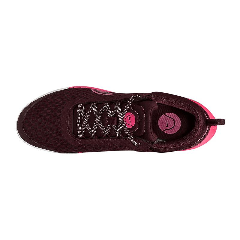 Кроссовки женские Nike Court Zoom Pro Premium (Бордовый/Розовый)