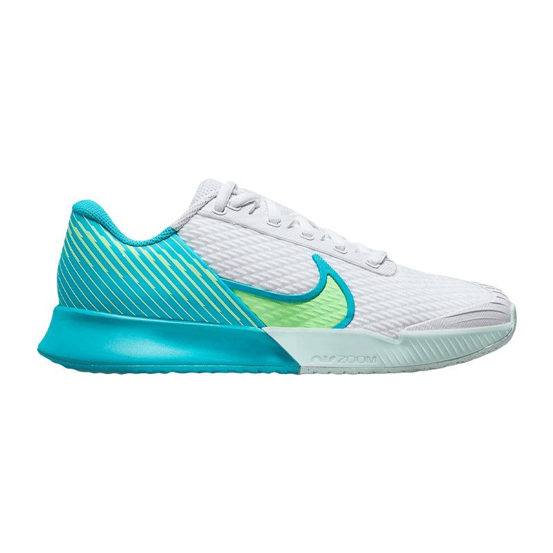Кроссовки женские Nike Court Zoom Vapor Pro 2 (Белый/Бирюзовый/Желтый)
