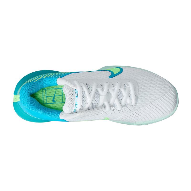 Кроссовки женские Nike Court Zoom Vapor Pro 2 (Белый/Бирюзовый/Желтый)