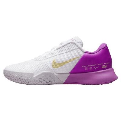 Кроссовки женские Nike Court Zoom Vapor Pro 2 (Белый/Фиолетовый/Желтый)