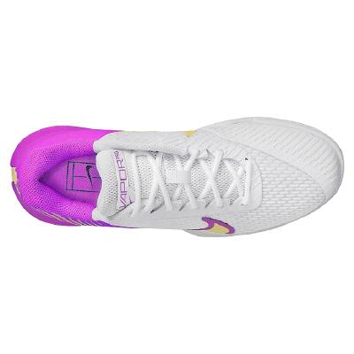 Кроссовки женские Nike Court Zoom Vapor Pro 2 (Белый/Фиолетовый/Желтый)