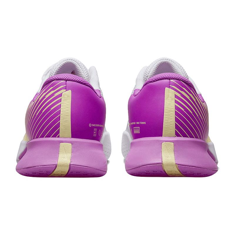 Кроссовки женские Nike Court Zoom Vapor Pro 2 (Белый/Фиолетовый/Желтый)