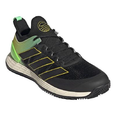 Кроссовки мужские Adidas Adizero Ubersonic 4 M Clay (Черный/Зеленый)