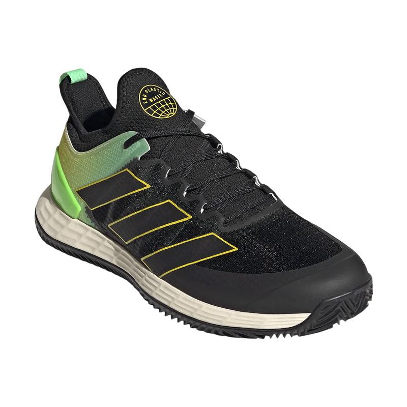 Кроссовки мужские Adidas Adizero Ubersonic 4 M Clay (Черный/Зеленый)