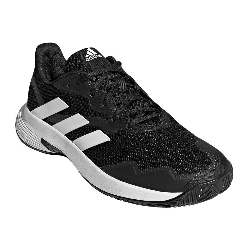 Кроссовки мужские Adidas Courtjam Control (Черный/Белый)