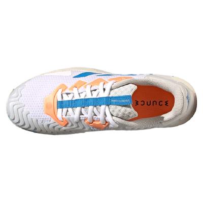 Кроссовки мужские Adidas Solematch Control (Белый/Голубой/Оранжевый)