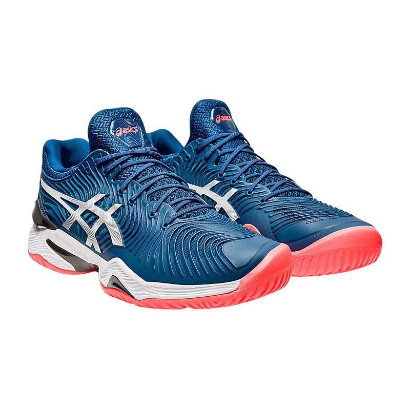 Кроссовки мужские Asics Court FF 2 (Mako Blue/White)