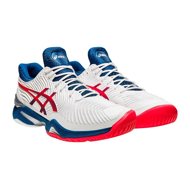 Теннисные кроссовки Asics Court FF 2 Clay White/Mako Blue