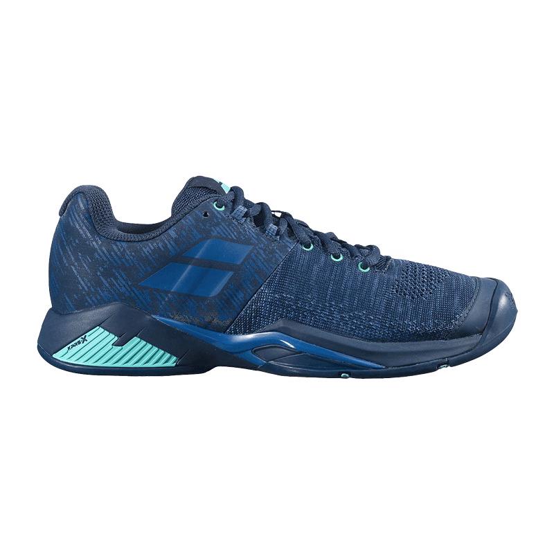 Кроссовки мужские Babolat Propulse Blast All Court (Синий/Зеленый 4090)