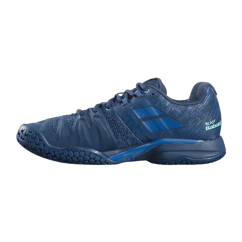 Кроссовки мужские Babolat Propulse Blast All Court (Синий/Зеленый 4090)