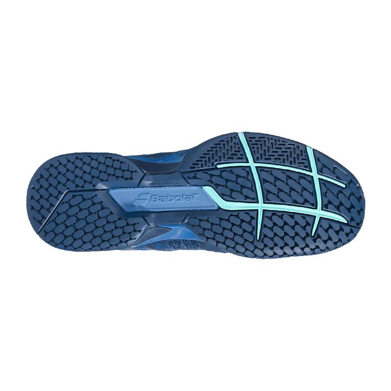 Кроссовки мужские Babolat Propulse Blast All Court (Синий/Зеленый 4090)