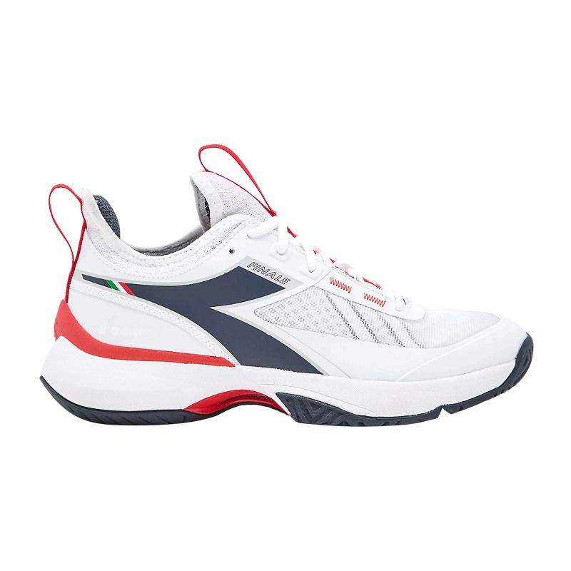 Кроссовки мужские Diadora Finale W AG (White/Blue Corsair/Fiery Red)