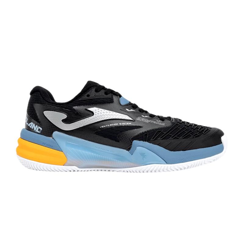Кроссовки мужские Joma Roland Men Clay (Black/Light Blue)